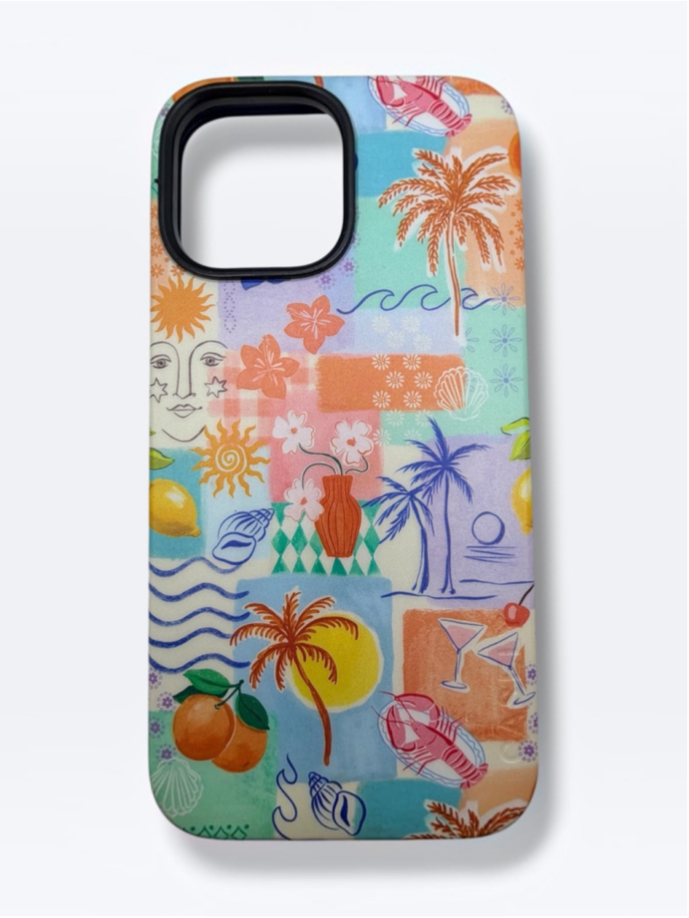 Casely Tropical Heat iPhone 13 Pro Max Bold MagSafe Case Beachy Collage